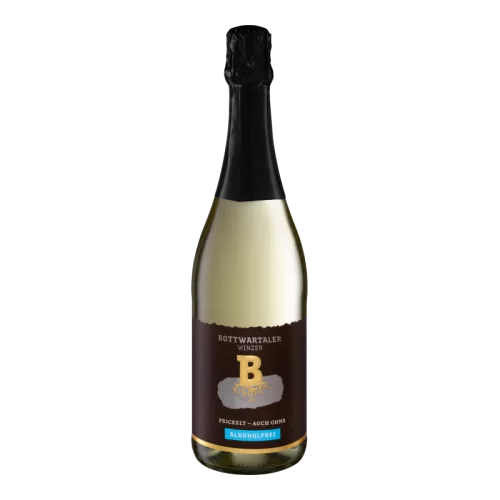 "Prickelt – auch ohne" 0,75 L schäumendes Getränk aus alkoholfreiem Wein, mild