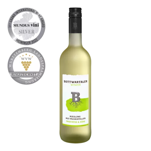 2024er Fruchtig & Süß Riesling mit Muskateller QbA fruchtig süß